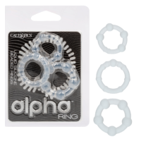 Alpha Liquid Silicone Beaded Rings